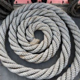 Cordage de la frégate Hermione, bâtie à Rochefort